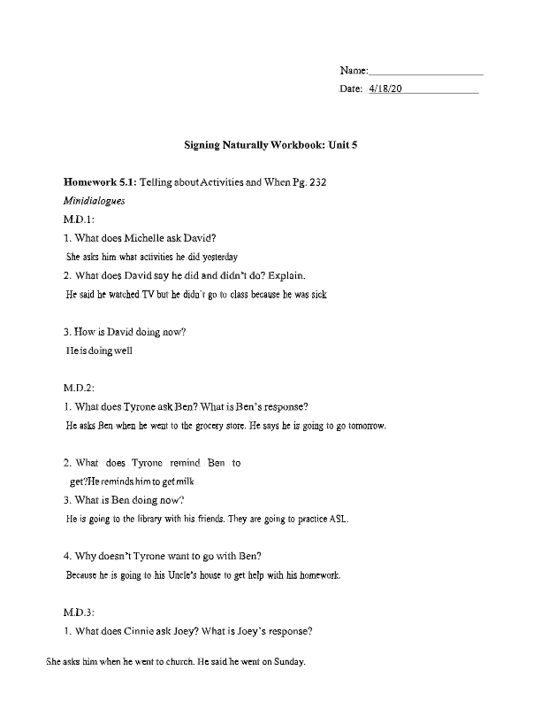 ASL Signing Naturally Unit 5 Exam 2025: Actual Questions & Verified Answers (100% Accurate, With Rat