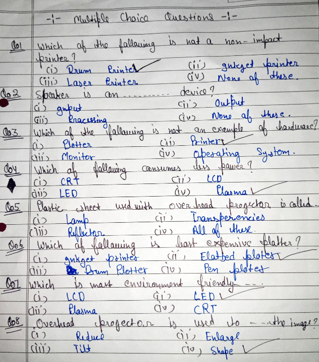 10th class computer science important quetions