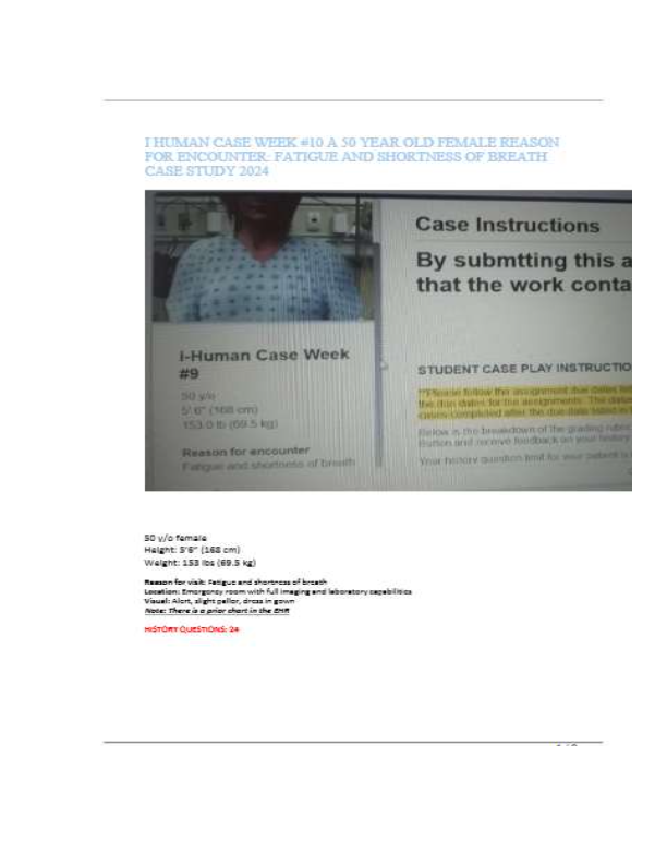 50-Year-Old Female with Fatigue & Shortness of Breath: Case Study & Diagnosis | 2025 Clinical Guide