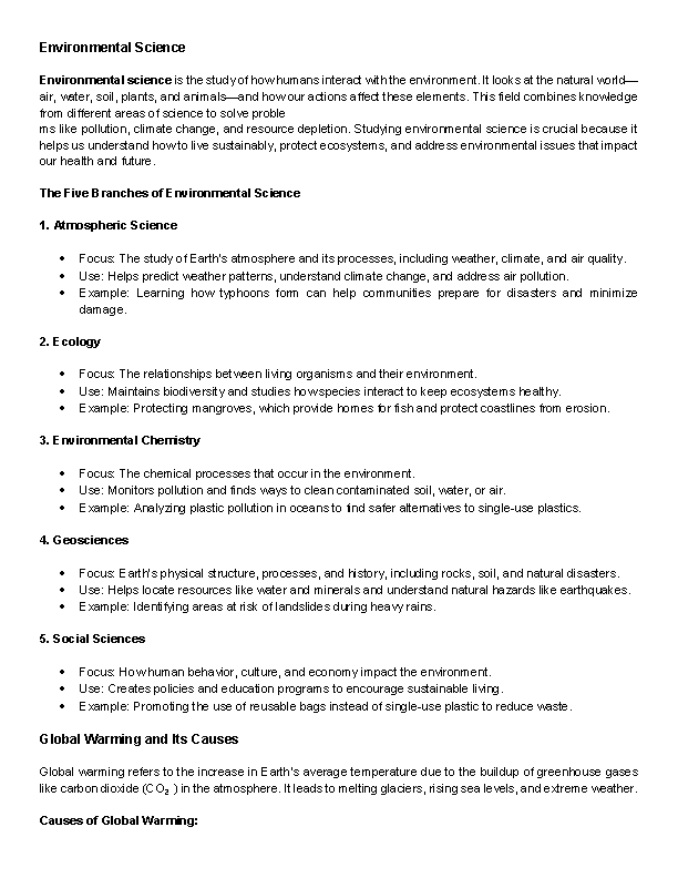 Environmental Science Reviewer