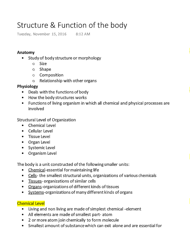 Structure & Function of the Body 16th Edition Test Bank | Patton & Thibodeau | Chapters 1-22