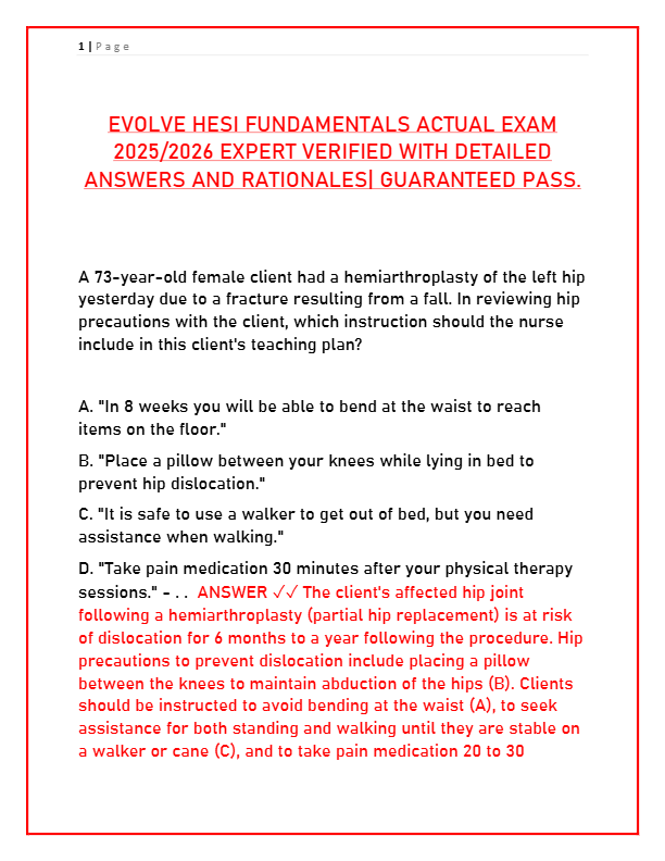 Prepare for your HESI exam with this extensive collection of fundamentals practice questions and det