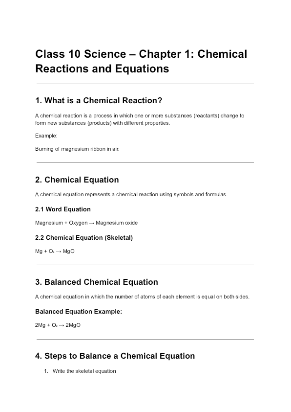 Class science ch 1 notes