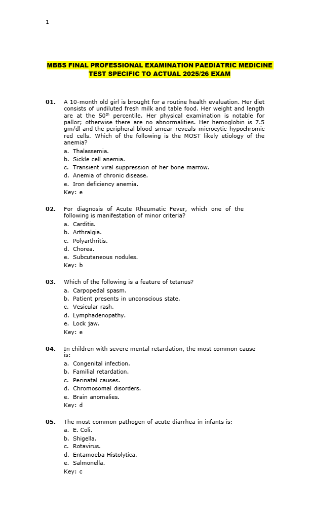 SPECIAL SENSES POST TEST WITH ACTUAL EXAM QUESTIONS  AND VERIFIED CORRECT ANSWERS