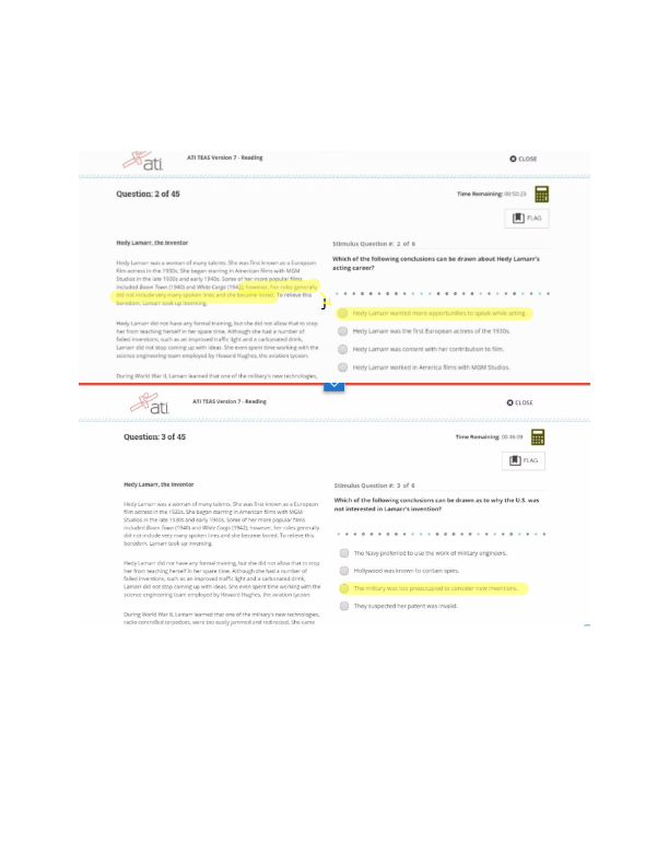 ATI TEAS 7 Reading Practice Test – Real Exam Questions & Expert Answers