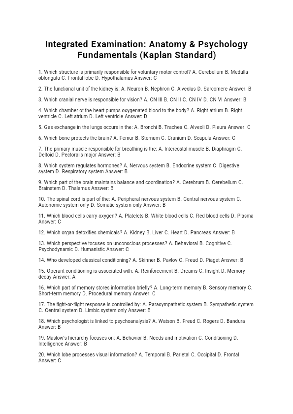Examination ( anatomy and psychology)
