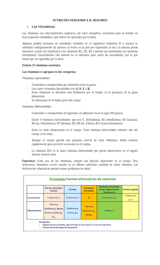 NUTRICIÓN PEDIÁTRICA