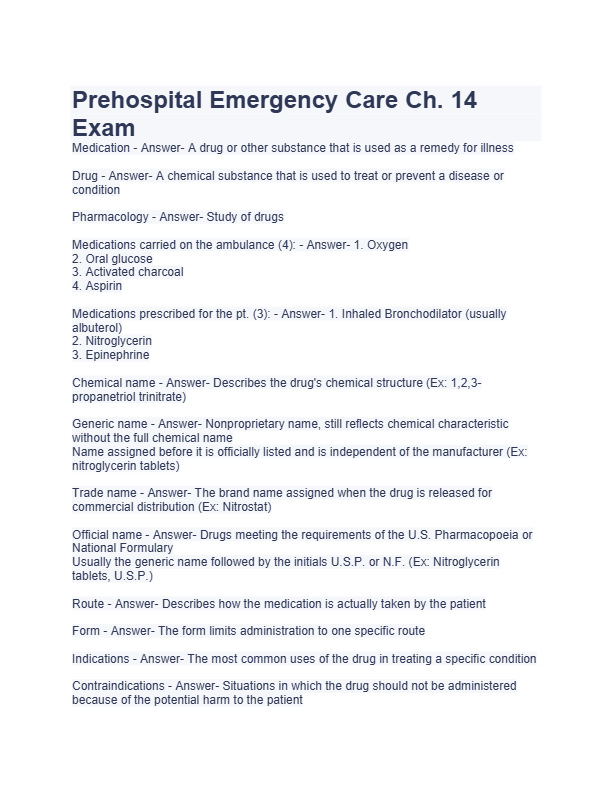 Test Bank for Prehospital Emergency Care 12th Edition | Mistovich, Karren & Hafen | Chapters 1–46 |