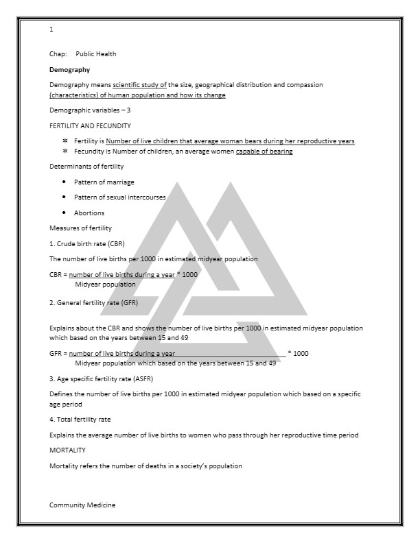 Community Medicine