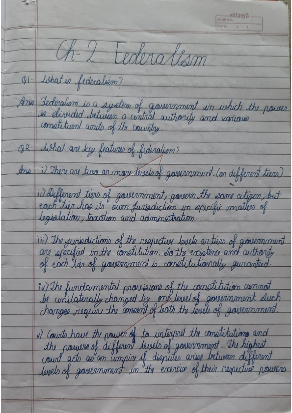 Federalism explaination