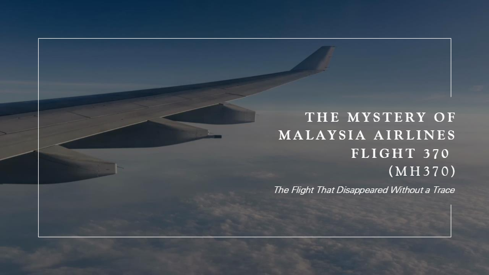 MH370 - English presentation
