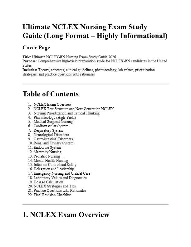 Ultimate NCLEX Nursing Study Bundle | Prioritization, Pharmacology, Med-Surg & 100 Practice Question