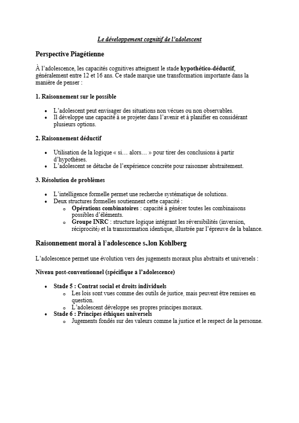 psychologie du développement