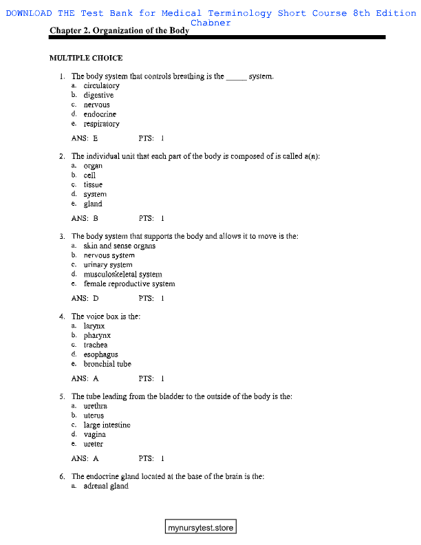 Complete Test Bank for Psychological Science 5th Edition | Gazzaniga & Halpern | Chapters 1–25