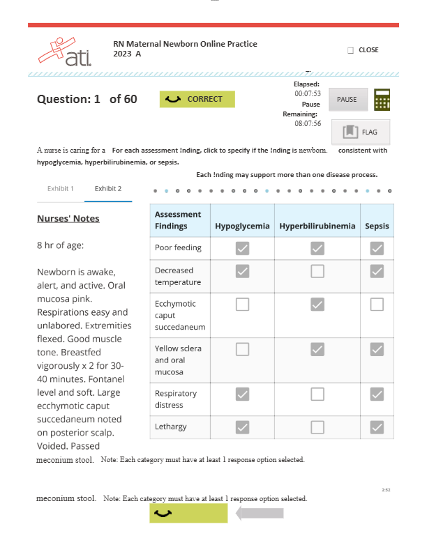 RN Maternal Newborn Online Practice Exam – Questions & Correct Answers