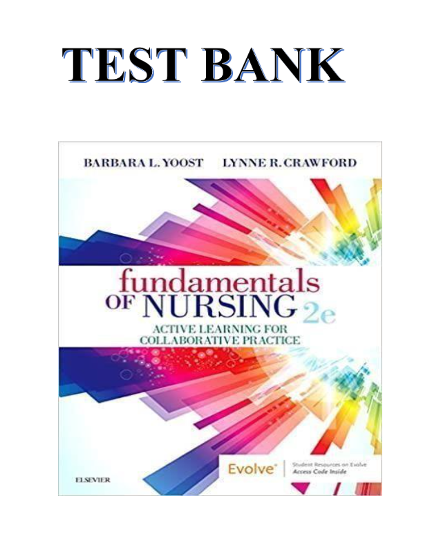 Test Bank for Fundamentals of Nursing 10th Edition Potter Perry (2025) | Chapters 1-50 Complete Guid