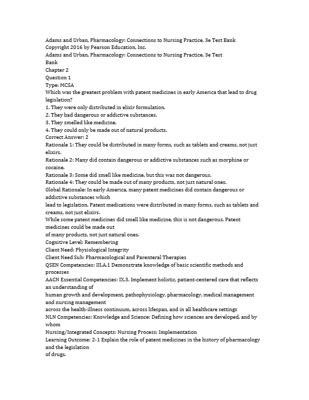 Pharmacology for the Primary Care Provider 4th Edition Test Bank – Chapters 1–73 | Edmunds &amp; Mayhew