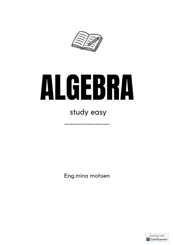 Complete Algebra Notes