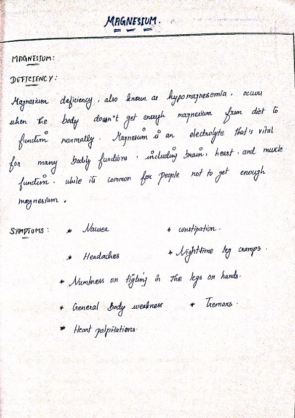 agriculture - magnesium ( deficiency )