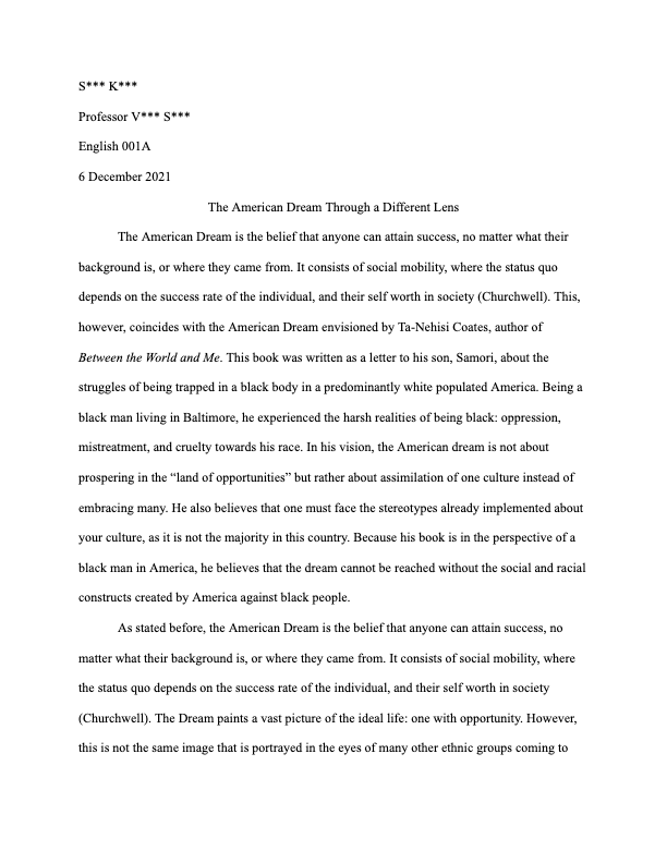 English Final