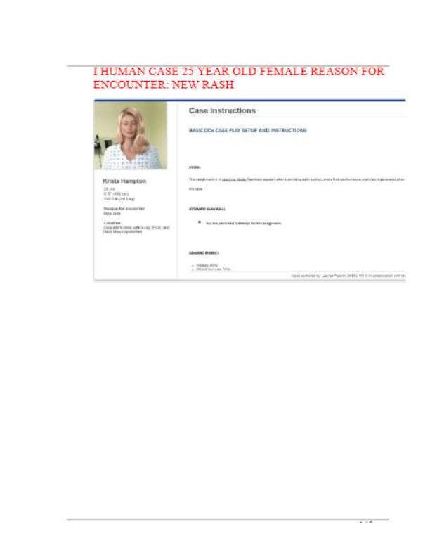 25-Year-Old Female with New Rash: Case Study, Diagnosis & AI-Driven Management | 2025 Clinical Revie