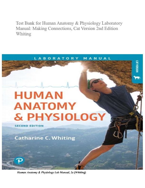 Anatomy & Physiology for Emergency Care 3rd Edition Test Bank | Bledsoe, Martini & Bartholomew | All