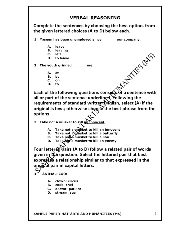 Sample papers