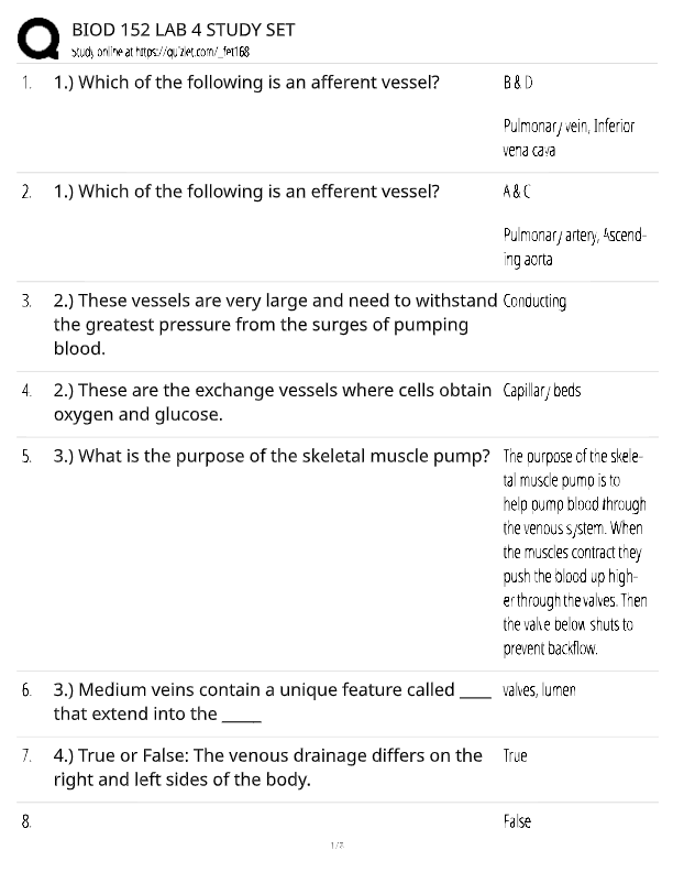 BIOD152 LAB 4 -Portage Learning Final Exam