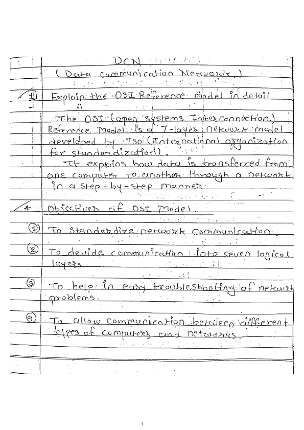 DCN_OSI refrence model