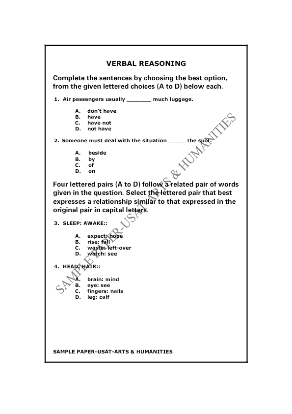 Sample papers